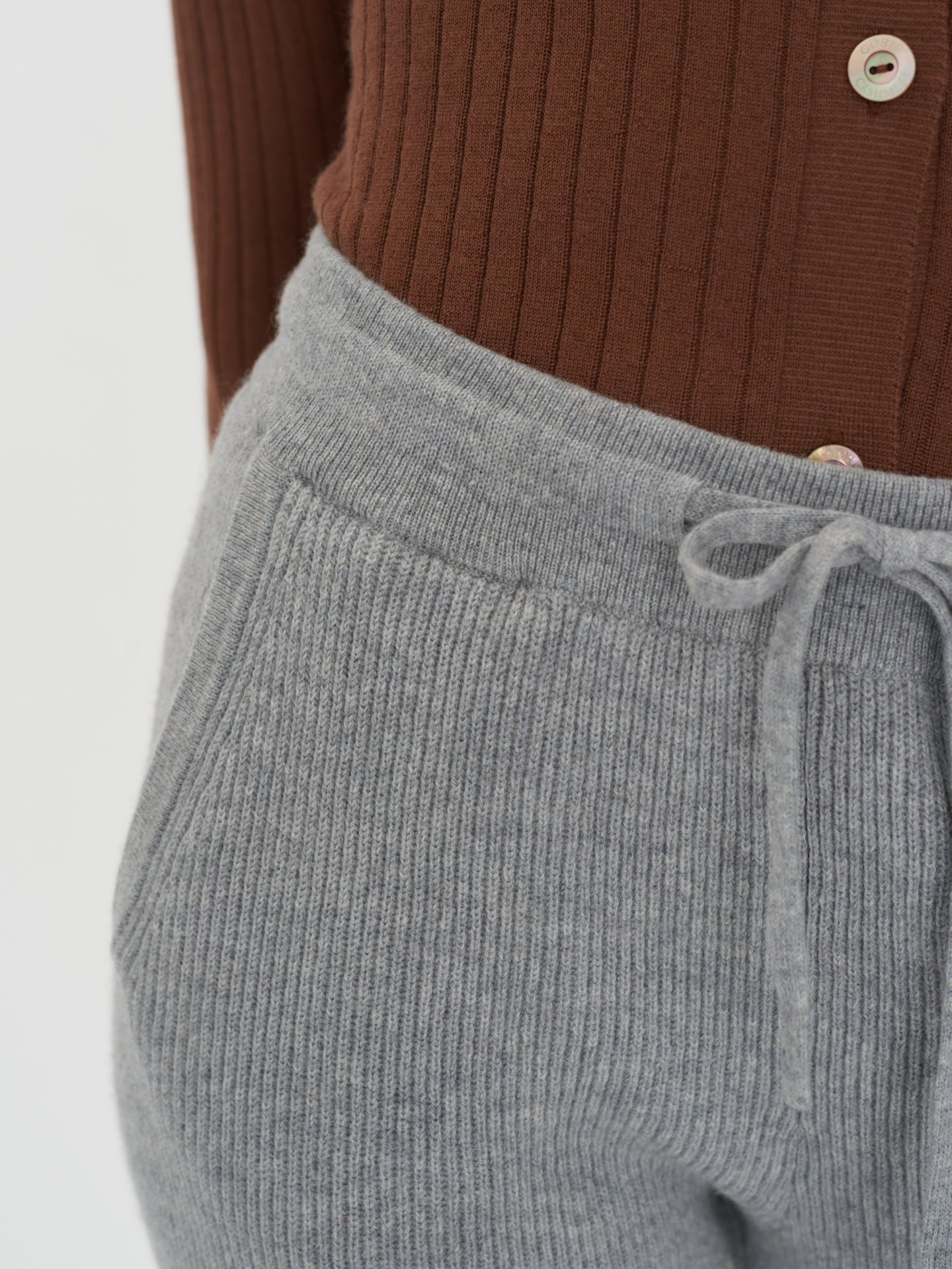 Damen Kaschmir-Jogger Vapor Blue - Gobi Cashmere