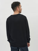 Herren V-Ausschnitt Pullover Schwarz | GOBI Cashmere