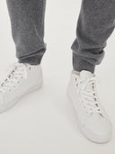 Herren Kaschmir Lockere Jogginghose dunkelgrau - Gobi Cashmere 