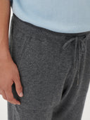 Herren Kaschmir Lockere Jogginghose Plum Kitten - Gobi Cashmere