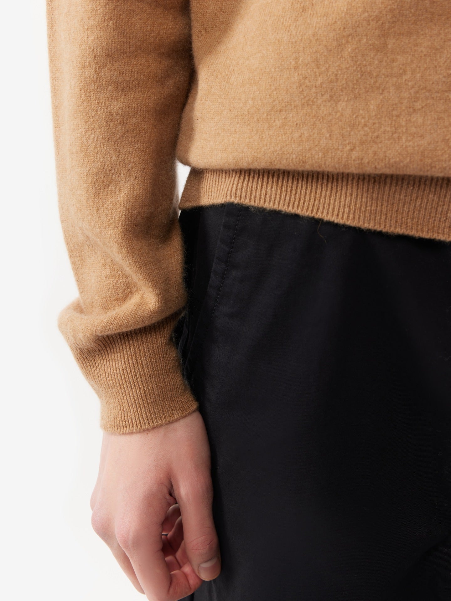 Herren Kaschmir Stehkragenpullover schaffell - Gobi Cashmere