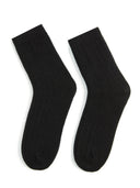 Unisex Bettsocken aus Kaschmir Schwarz - Gobi Cashmere