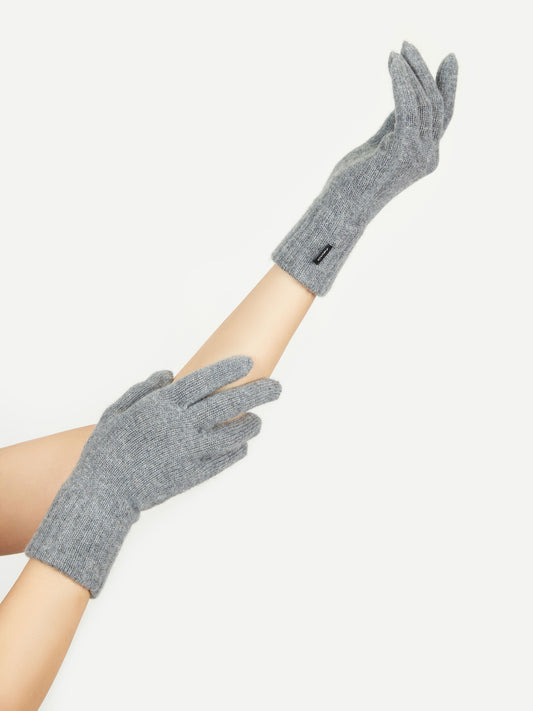 Damen Kaschmir Handschuhe Dunkelgrau - Gobi Cashmere