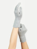 Damen Kaschmir Handschuhe Hellgrau - Gobi Cashmere #color_hellgrau
