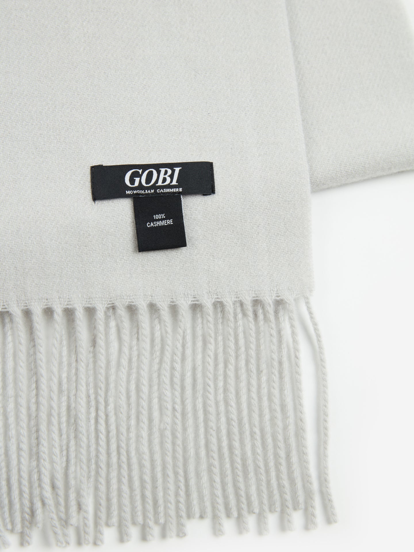 Unisex Kaschmir Schal Mit Fransen Antarktika - Gobi Cashmere