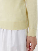 Damen V-Ausschnitt Strickjacke Tender Yellow | GOBI Cashmere