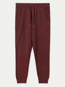 Herren Kaschmir Lockere Jogginghose decadent chocolate - Gobi Cashmere