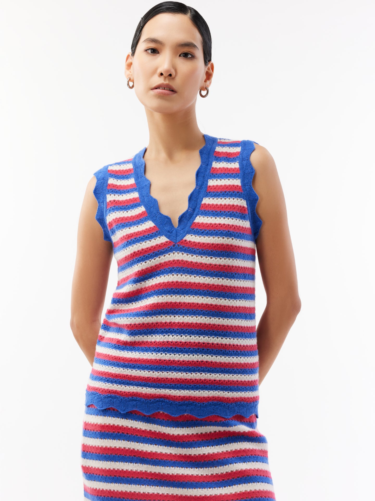 Kaschmir Weste Rose Red - Gobi Cashmere