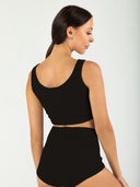 Damen Kaschmir-Schlüpfer Schwarz - Gobi Cashmere