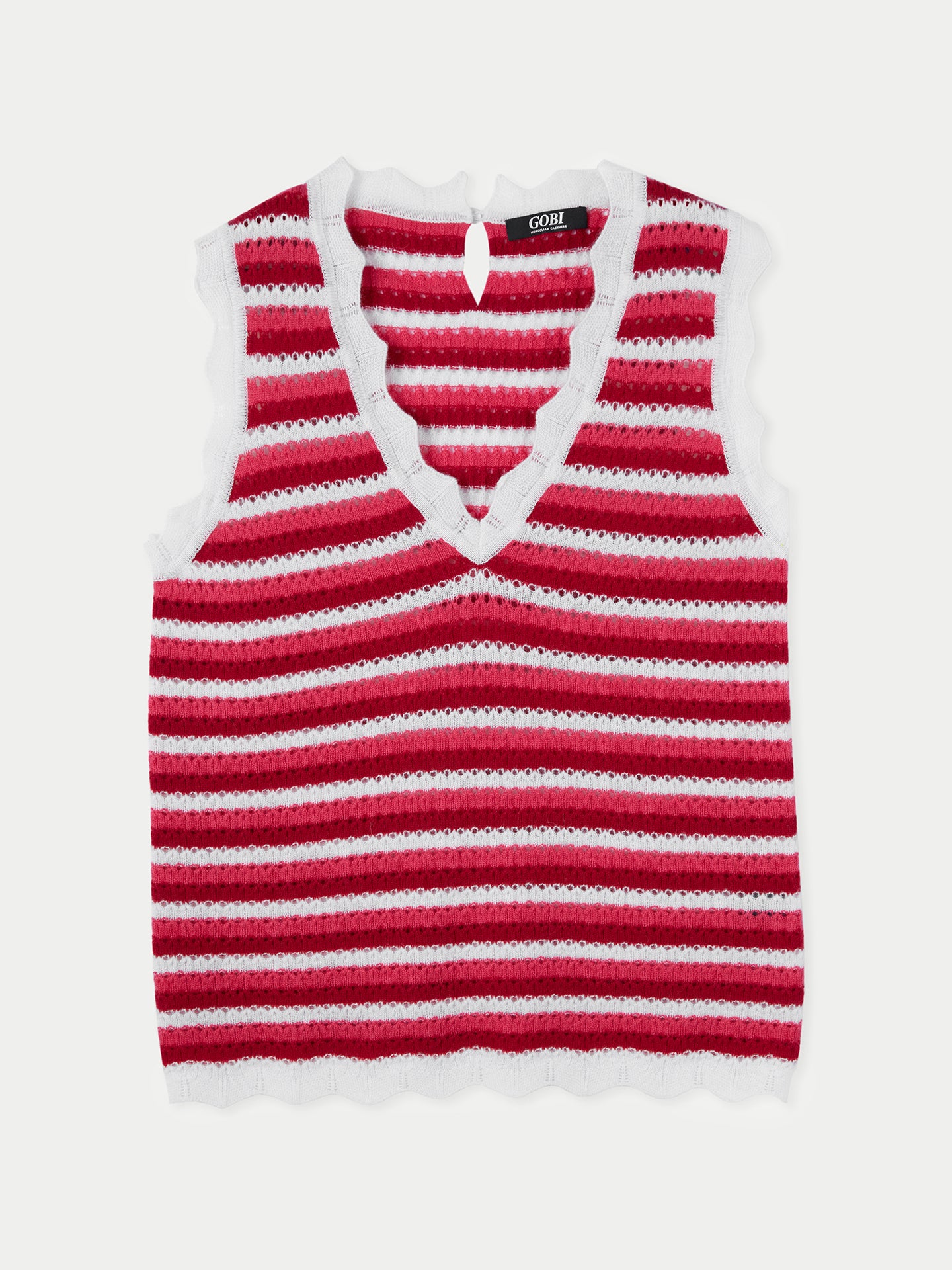 Kaschmir Weste Rose Red - Gobi Cashmere